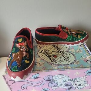 Irregular Choice Christmas Dash Sneakers, VGUC, Size 36